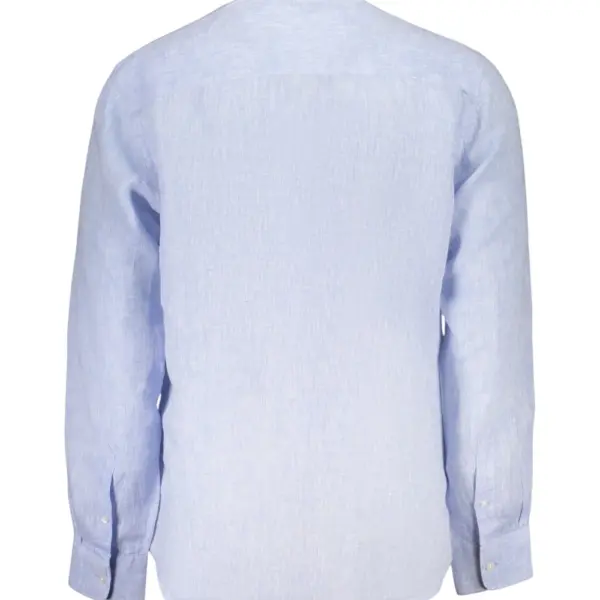North Sails - Ανδρικό Μακρυμάνικο Πουκάμισο Mandarin Collar 664438-000-0757 Γαλάζιο 664438-000-0757