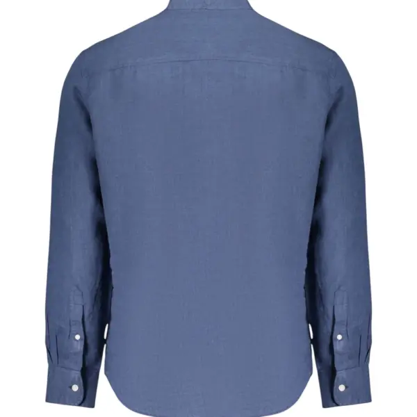 North Sails - Ανδρικό Μακρυμάνικο Πουκάμισο Mandarin Collar 664438-000-0787 Μπλε 664438-000-0787