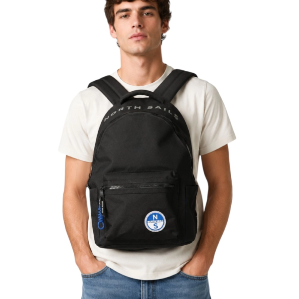 North Sails - Ανδρικό Σακίδιο Πλάτης 631048-000-0999 Μαύρο 631048-000-0999