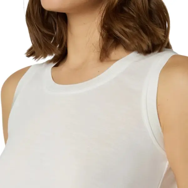 North Sails - Γυναικεία Αμάνικη Μπλούζα Slub Jersey Tank Top 093631-000-0105 Λευκό 093631-000-0105
