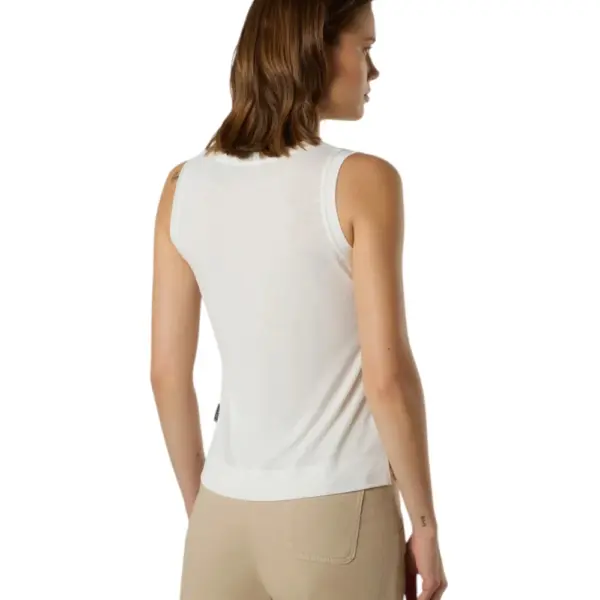 North Sails - Γυναικεία Αμάνικη Μπλούζα Slub Jersey Tank Top 093631-000-0105 Λευκό 093631-000-0105