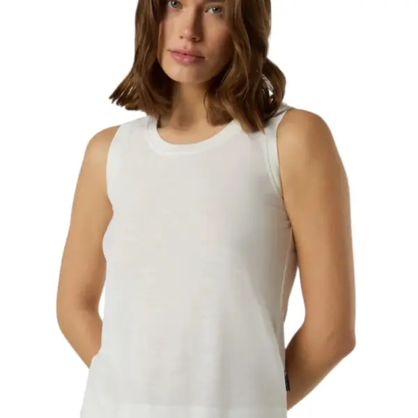 North Sails - Γυναικεία Αμάνικη Μπλούζα Slub Jersey Tank Top 093631-000-0105 Λευκό 093631-000-0105
