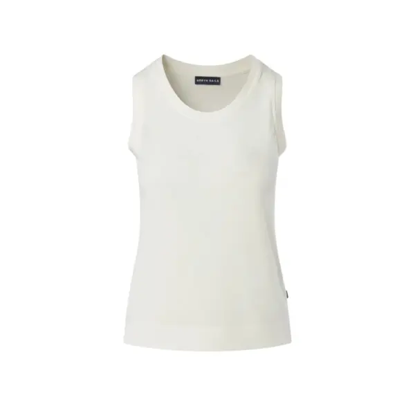 North Sails - Γυναικεία Αμάνικη Μπλούζα Slub Jersey Tank Top 093631-000-0105 Λευκό 093631-000-0105