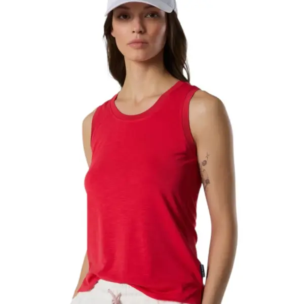 North Sails - Γυναικεία Αμάνικη Μπλούζα Slub Jersey Tank Top 093631-000-0231 Φούξια