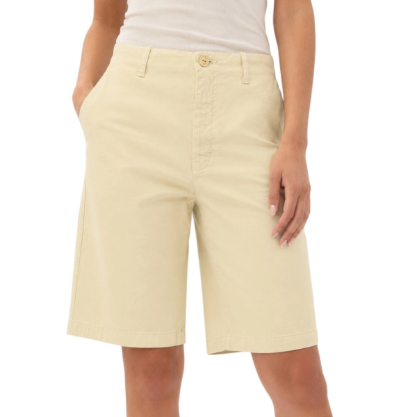 North Sails - Γυναικεία Βερμούδα High-waisted chino 074792-000-0119 Μπεζ 074792-000-0119