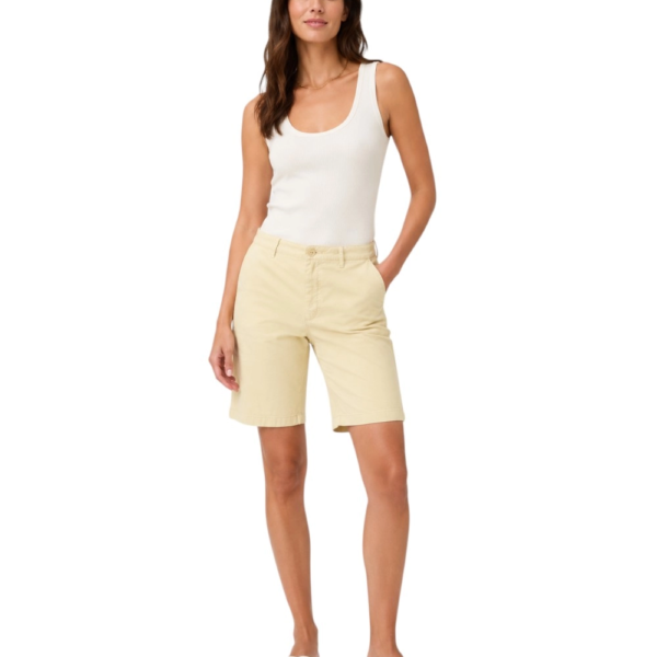 North Sails - Γυναικεία Βερμούδα High-waisted chino 074792-000-0119 Μπεζ 074792-000-0119