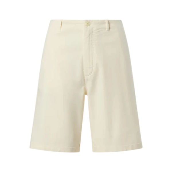 North Sails - Γυναικεία Βερμούδα High-waisted chino 074792-000-0105 Λευκό