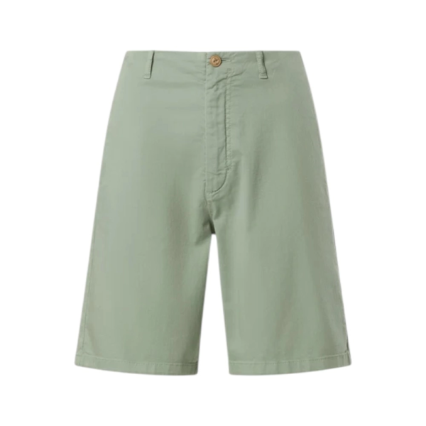 North Sails - Γυναικεία Βερμούδα High-waisted chino 074792-000-0428 Πράσινο Ανοιχτό