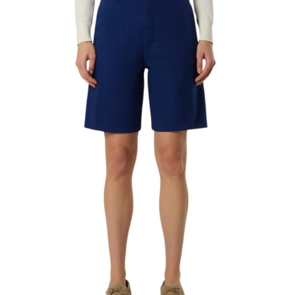 North Sails - Γυναικεία Βερμούδα High-waisted chino 074792-000-0805 Μπλε Σκούρο 074792-000-0805