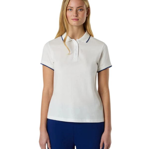 North Sails- Γυναικεία Κοντομάνικη Μπλούζα Polo Modal jersey 092308-000-0105 Λευκό