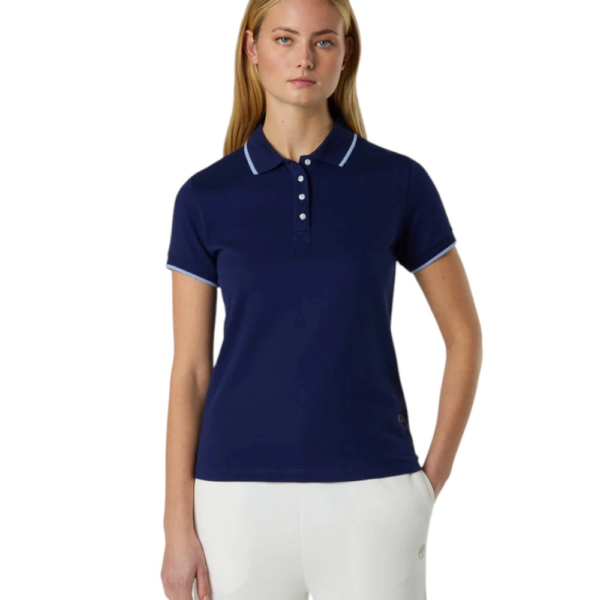 North Sails- Γυναικεία Κοντομάνικη Μπλούζα Polo Modal jersey 092308-000-0805 Μπλε
