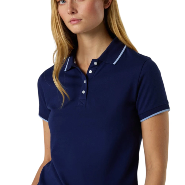 North Sails- Γυναικεία Κοντομάνικη Μπλούζα Polo Modal jersey 092308-000-0805 Μπλε 092308-000-0805