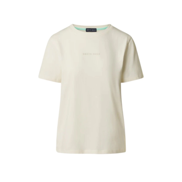North Sails- Γυναικεία Κοντομάνικη Μπλούζα T-Shirt tonal logo 093524-000-0105 Λευκό