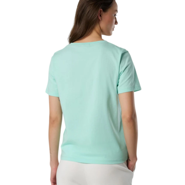 North Sails- Γυναικεία Κοντομάνικη Μπλούζα T-Shirt tonal logo 093524-000-0466 Πράσινο Ανοιχτό 093524-000-0466