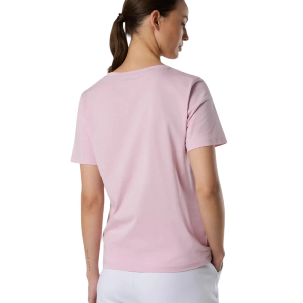 North Sails- Γυναικεία Κοντομάνικη Μπλούζα T-Shirt tonal logo 093524-000-0570 Ροζ 093524-000-0570