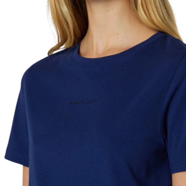 North Sails- Γυναικεία Κοντομάνικη Μπλούζα T-Shirt tonal logo 093524-000-0805 Μπλε 093524-000-0805