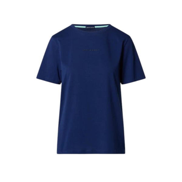North Sails- Γυναικεία Κοντομάνικη Μπλούζα T-Shirt tonal logo 093524-000-0805 Μπλε