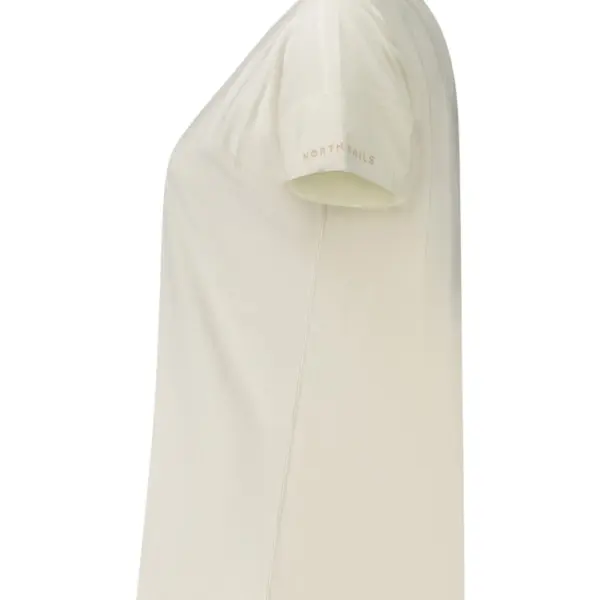 North Sails - Γυναικεία Κοντομάνικη Μπλούζα slogan Print 093567-000-0105 Λευκό 093567-000-0105