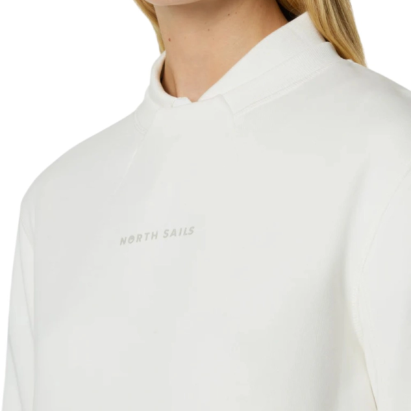 North Sails- Γυναικεία Μπλούζα Πουλόβερ French Terry 091240-000-0105 Λευκό 091240-000-0105