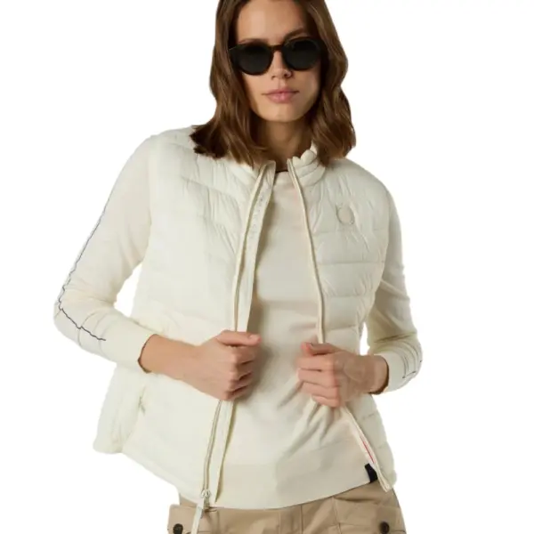 North Sails - Γυναικείο Αμάνικο Μπουφάν Naomi Vest 000047-000-0105 Λευκό 000047-000-0105