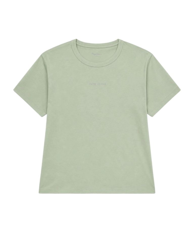 Pepe Jeans - Γυναικείο T-Shirt Mia C Neck Regular Fit PM5000167-610 Πράσινο