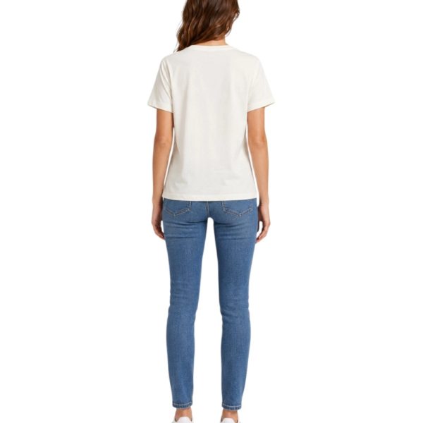 Pepe Jeans - Γυναικείο T-Shirt Mia C Neck Regular Fit PM5000167-800 Λευκό PM5000167-800