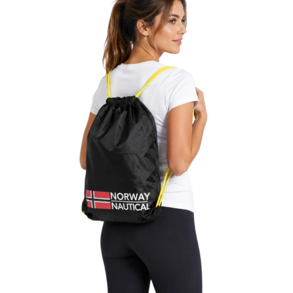 Norway Nautical School - Αμφίφυλο Σακίδιο Πλάτης Πουγκί (Sack Bag) 830001-BLACK Μαύρο 830001-BLACK