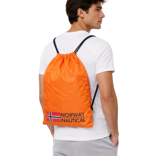 Norway Nautical School - Αμφίφυλο Σακίδιο Πλάτης Πουγκί (Sack Bag) 830001-ORANFL Πορτοκαλί 830001-ORANFL