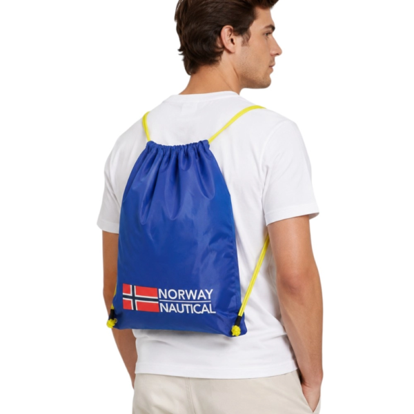 Norway Nautical School - Αμφίφυλο Σακίδιο Πλάτης Πουγκί (Sack Bag) 830001-ROYAL Μπλε Ρουαγιάλ 830001-ROYAL