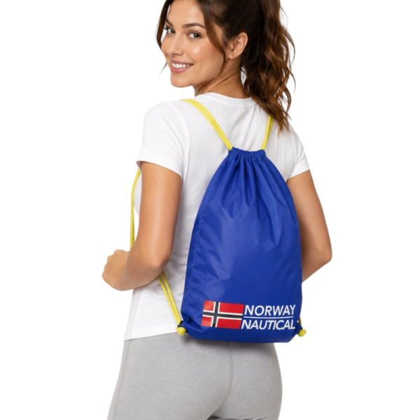 Norway Nautical School - Αμφίφυλο Σακίδιο Πλάτης Πουγκί (Sack Bag) 830001-ROYAL Μπλε Ρουαγιάλ 830001-ROYAL