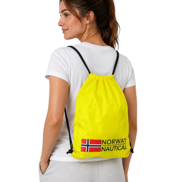 Norway Nautical School - Αμφίφυλο Σακίδιο Πλάτης Πουγκί (Sack Bag) 830001-YELLFL Κίτρινο 830001-YELLFL