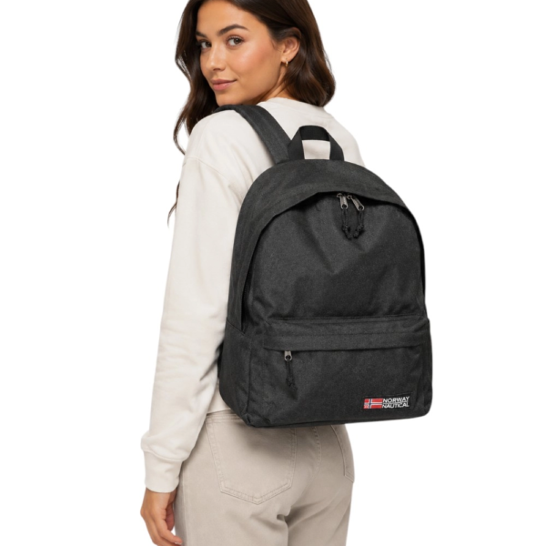 Norway Nautical School - Ανδρικό Σακίδιο Πλάτης (Backpack) 860003-BLACK Μαύρο 860003-BLACK