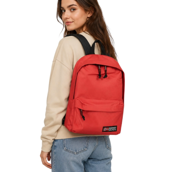 Norway Nautical School - Ανδρικό Σακίδιο Πλάτης (Backpack) 860003-REDRAC Κόκκινο 860003-REDRAC