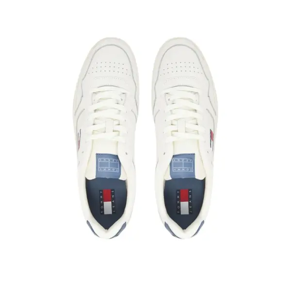 Tommy Hilfiger - Ανδρικά Sneakers Cupsole Leather Ess EM0EM01443-PO6 Μπλε EM0EM01443-PO6