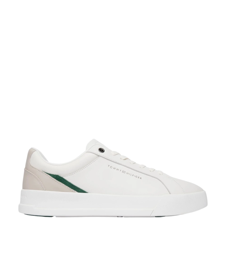 Tommy Hilfiger - Ανδρικά Sneakers Th Court Premium FM0FM05879-YBL Λευκό
