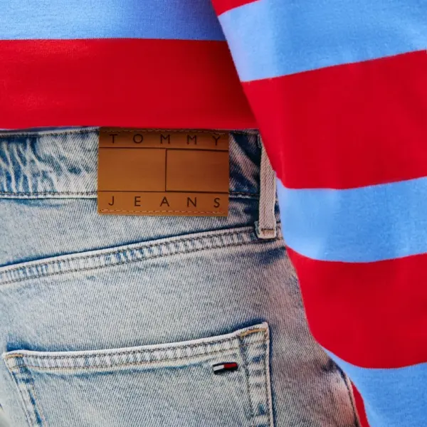 Tommy Hilfiger - Ανδρική Βερμούδα Σορτς Scanton Faded Denim Slim Fit DM0DM22977-1AB Μπλε DM0DM22977-1AB