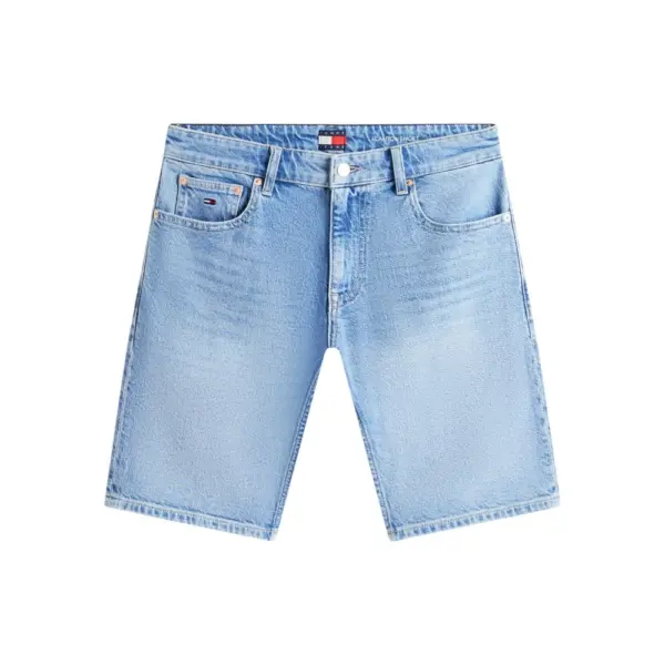 Tommy Hilfiger - Ανδρική Βερμούδα Σορτς Scanton Whiskered Denim Slim Fit DM0DM22981-1A5 Μπλε DM0DM22981-1A5