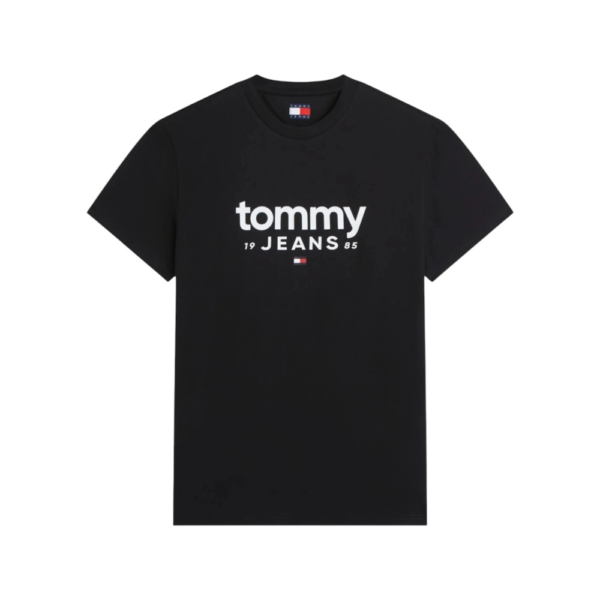 Tommy Hilfiger - Ανδρικό T-shirt Graphic Regular Fit DM0DM23376-BDS Μαύρο DM0DM23376-BDS