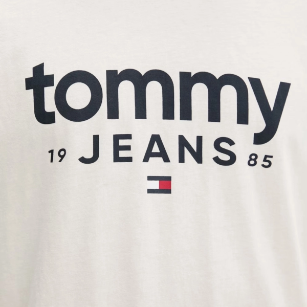 Tommy Hilfiger - Ανδρικό T-shirt Graphic Regular Fit DM0DM23376-YBH Εκρού DM0DM23376-YBH