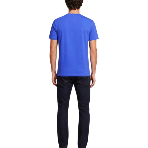 Tommy Hilfiger - Ανδρικό T-shirt Tjw Sign Slim Fit DM0DM22538-C63 Μπλε DM0DM22538-C63