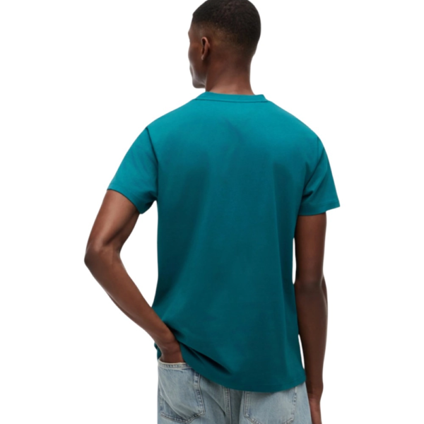 Tommy Hilfiger - Ανδρικό T-shirt Tjw Sign Slim Fit DM0DM22538-L8J Πράσινο DM0DM22538-L8J
