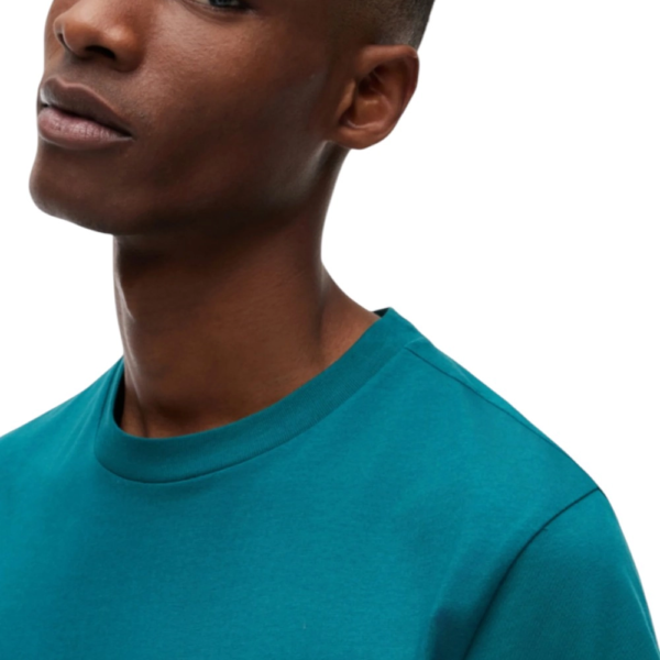 Tommy Hilfiger - Ανδρικό T-shirt Tjw Sign Slim Fit DM0DM22538-L8J Πράσινο DM0DM22538-L8J