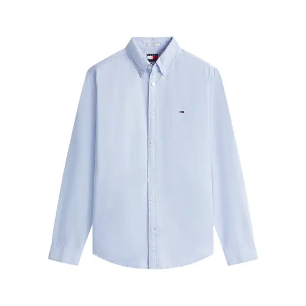 Tommy Hilfiger - Ανδρικό Πουκάμισο Oxford Shirt Regular Fit DM0DM21298-C38 Γαλάζιο DM0DM21298-C38
