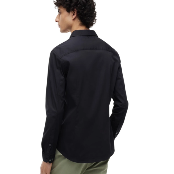 Tommy Hilfiger - Ανδρικό Πουκάμισο Tjm Original Stretch Shirt Slim Fit DM0DM04405-078 Μαύρο DM0DM04405-078