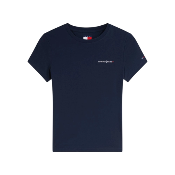 Tommy Hilfiger - Γυναικείο T-shirt Ess Logo DW0DW23479-C1G Μπλε Σκούρο DW0DW23479-C1G
