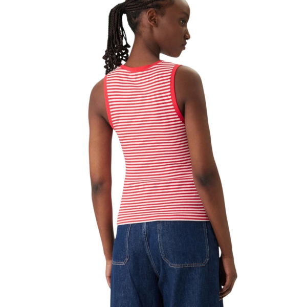 Tommy Hilfiger - Γυναικείο T-shirt Αμάνικο Rib Essential Tank Top Slim Fit DW0DW20673-0EY Κόκκινο DW0DW20673-0EY
