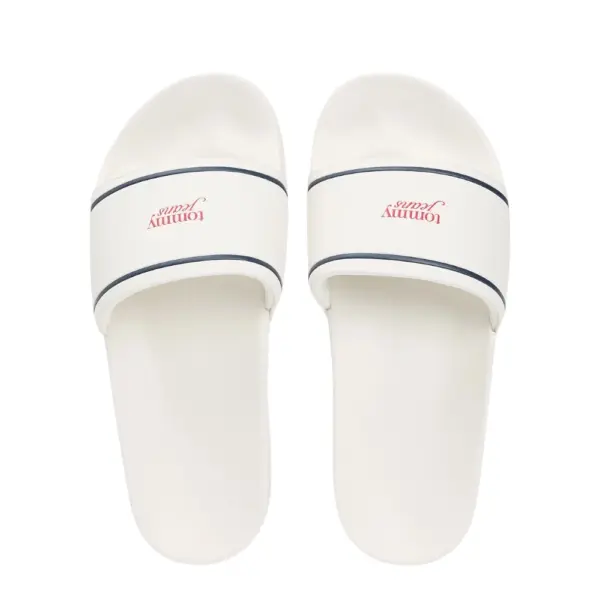 Tommy Hilfiger – Γυναικείες Παντόφλες Tjw Poolslides EN0EN02976-YBI Λευκό EN0EN02976-YBI
