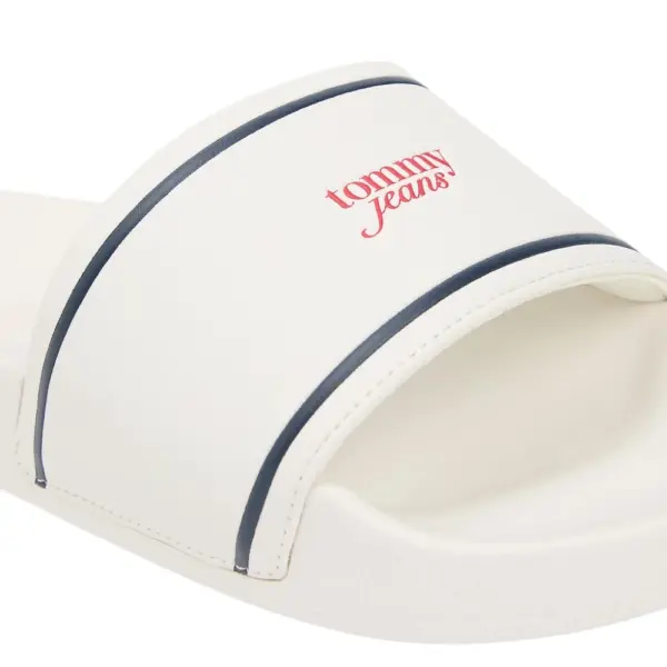 Tommy Hilfiger – Γυναικείες Παντόφλες Tjw Poolslides EN0EN02976-YBI Λευκό EN0EN02976-YBI