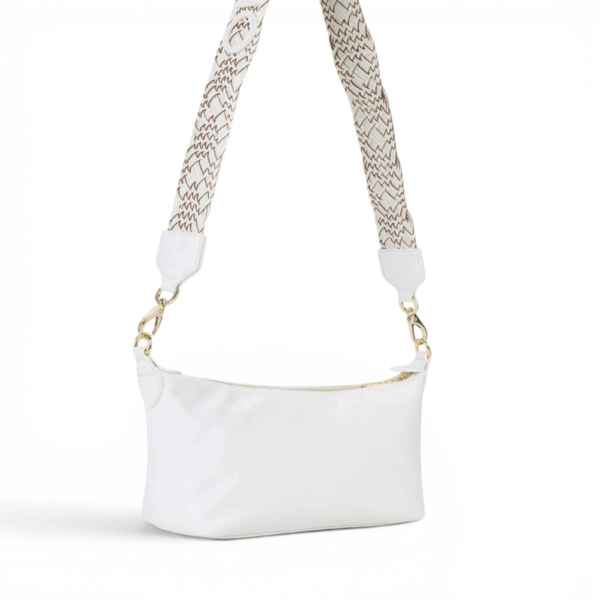 Valentino Bags - Γυναικεία Τσάντα Ώμου Aleksandra VBS9W913-328 Λευκό VBS9W913-328