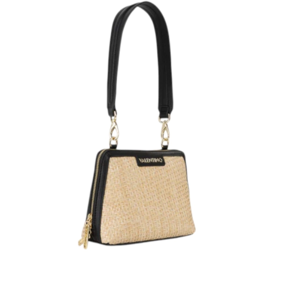 Valentino Bags - Γυναικεία Τσάντα Ώμου Demetra VBS9R942-G41 Μπεζ/μαύρο VBS9R942-G41